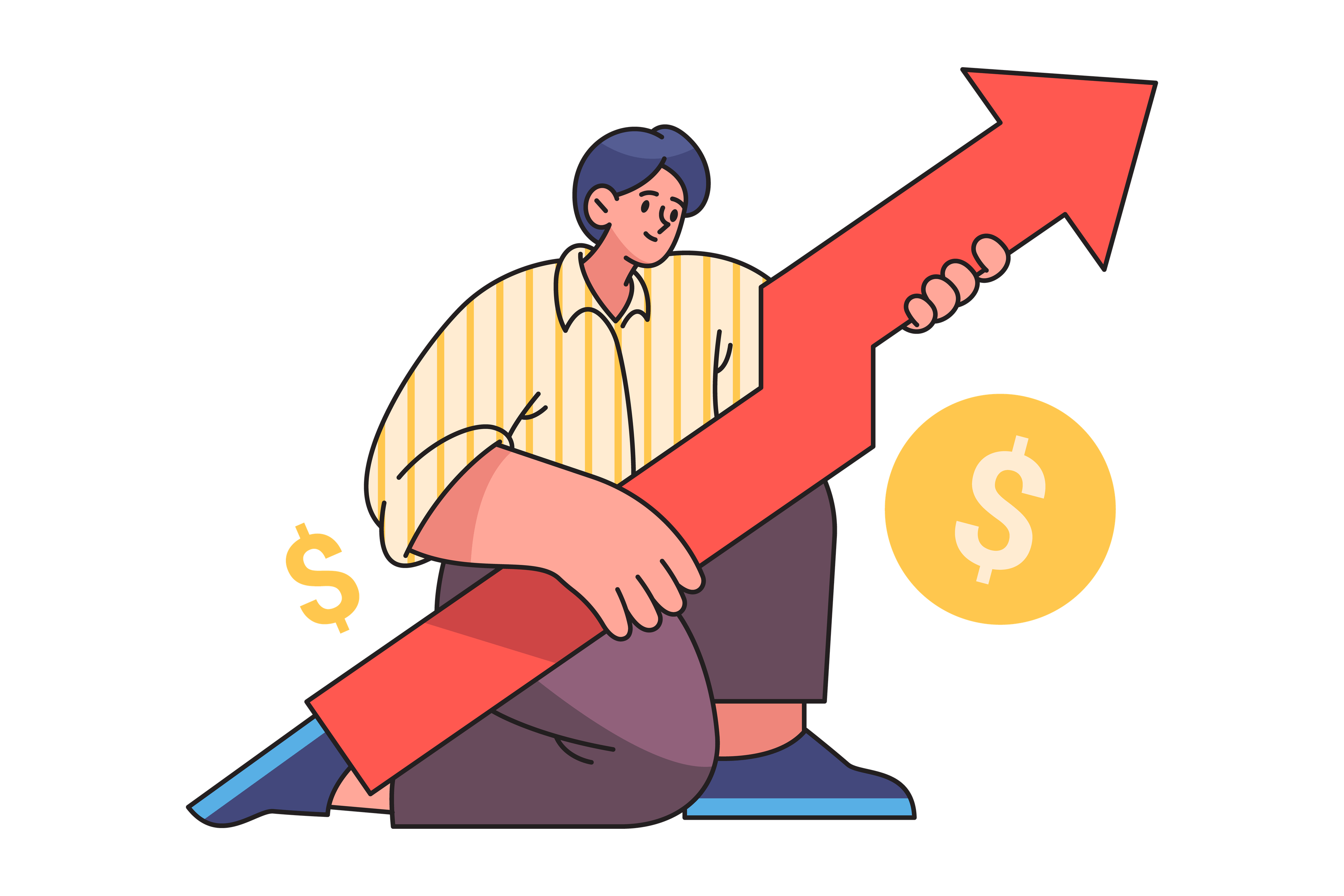 Person Working on Laptop